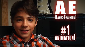 After effects basic training #1 - Importing and basic animation