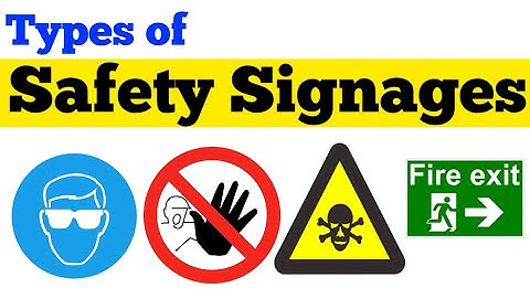 Types of Safety Signages || Colour Code of Safety Signages || Types of Safety Signs & Symbol