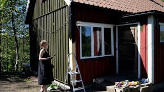 #38 Ran out of paint when almost finished | House make-over with linseed oil paint