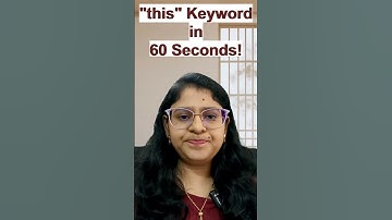 Java "this" Keyword Explained in 60 Seconds | Must-Know for Beginners 🚀| CodeCraft with Poonam