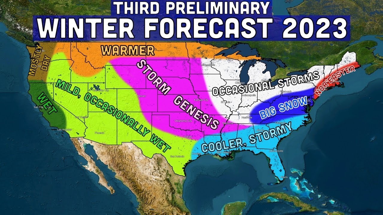 Third Preliminary Winter Forecast 2023 - YouTube