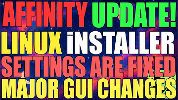 Affinity Linux Installer Update | Settings Fix for Affinity V3 on Linux!