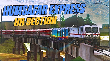 LIVE  GAMEPLAY 22923 Bandra Terminus - Jamnagar Humsafar Express rajkot to jamnager WHR