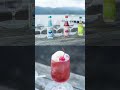 ご当地サイダーでクリームソーダを作りました。#shorts