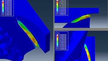 3D Down Cut Milling with Abaqus CAE thermal analysis 3
