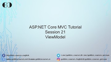 انتقال داده از Controller به View توسط ViewModel  جلسه ۲۱