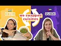 Diet Swap - Zomato Dubai Vs Zomato India | Endija Vs Sahiba Bali | 24 Hr Food Challenge