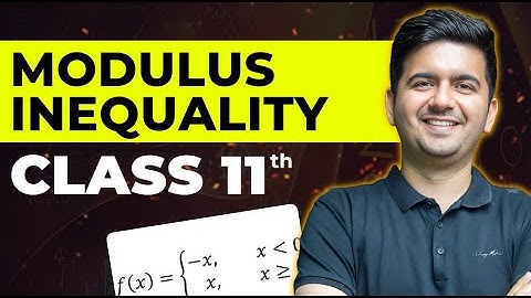 MODULUS INEQUALITY : Basic Mathematics | JEE 2026 | Class 11th | OM JI AWASTHI SIR