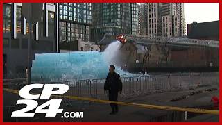 Firefighters Melting Drake’s Ice Sculpture After Album Release Date Unveiled