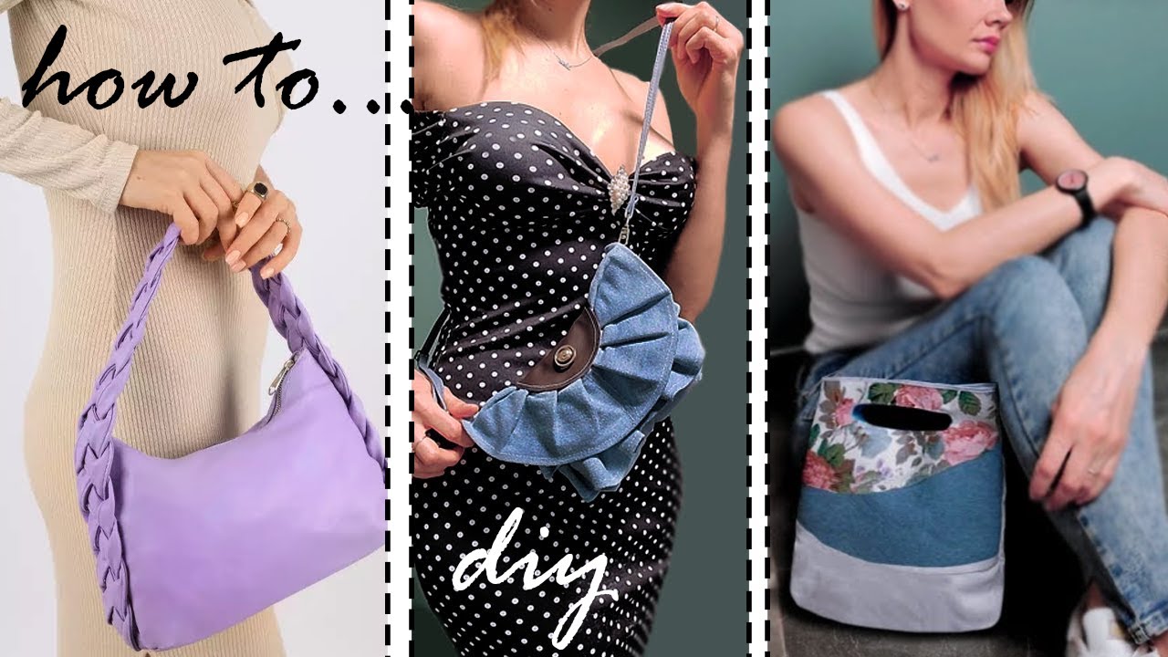 DIY FANCY PURSE BAG TUTORIALS FROM SCRATCH CRAFTS YouTube
