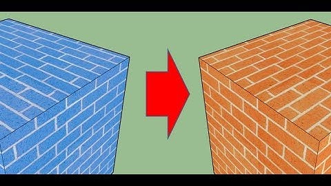 Change Texture Colour - Sketchup