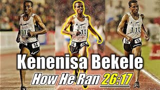 Kenenisa Bekele's INCREDIBLE 10,000 Meter WORLD RECORD (26:17!!) || A Closer Look