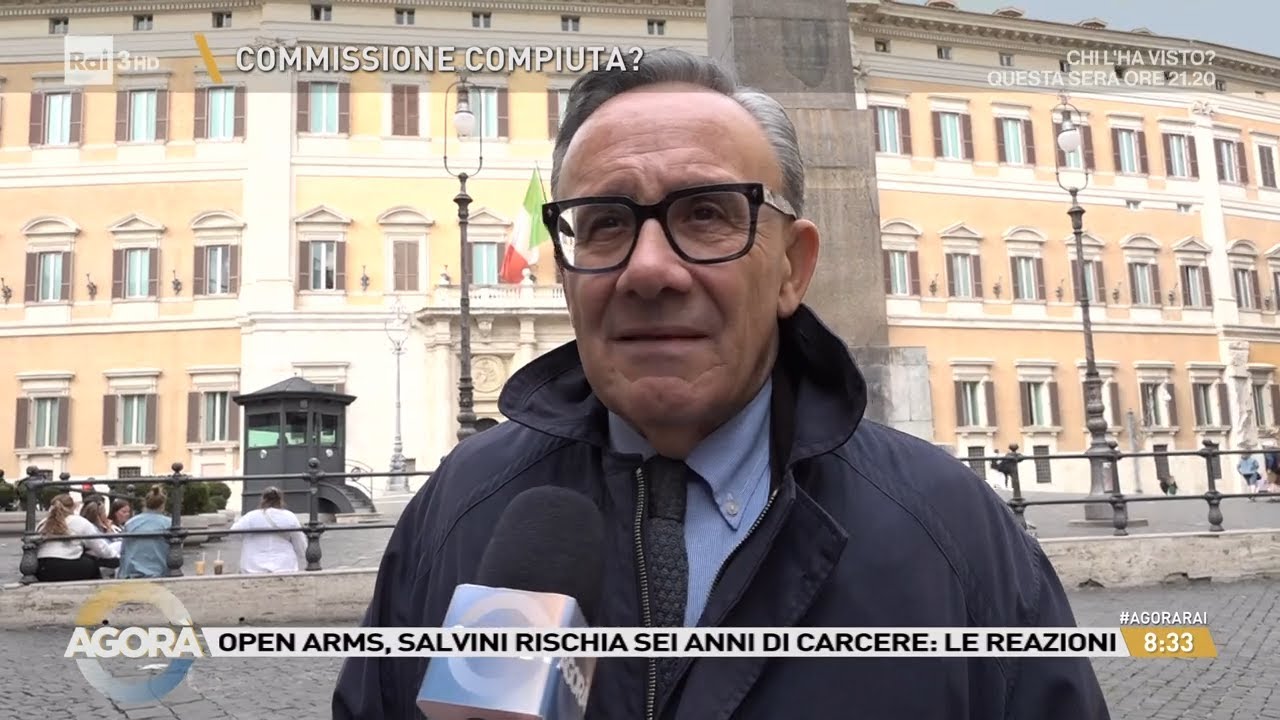 Salvini processo le reazioni - Agorà 18/09/2024