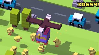 CROSSY ROAD Daily Pecking Order Challenge - 3/31/24 NEW! Big Baby Chicken is a real Beast