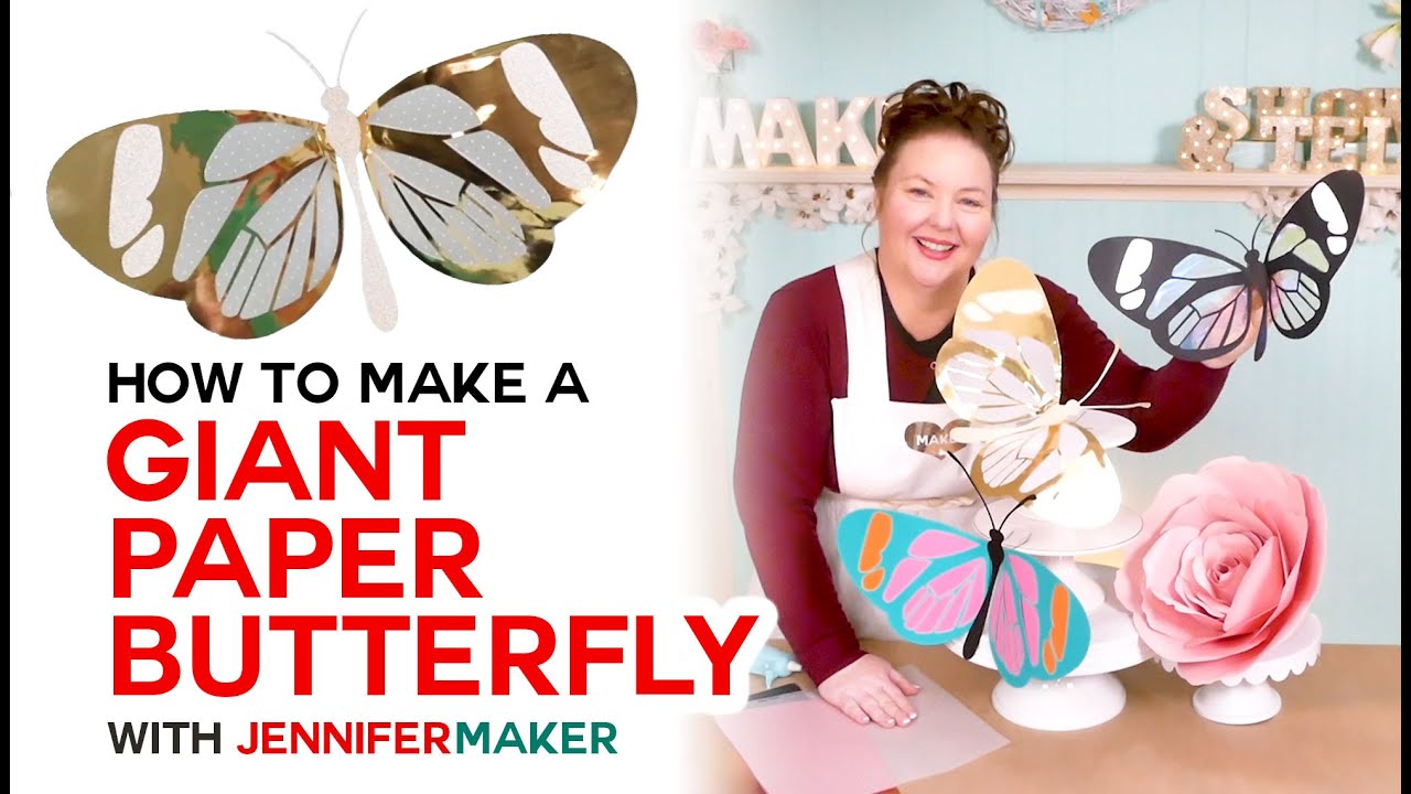 How to Make a 3d Butterfly with Free SVG File - Daily Dose of DIY