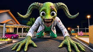 GIANT DAME TU COSITA ALIEN appeared infront of Little Boy Home 😱👺 l #sakuraschoolsimulator 