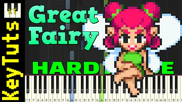 Great Fairy Fountain from Legend of Zelda  - Hard Mode [Piano Tutorial] (Synthesia)