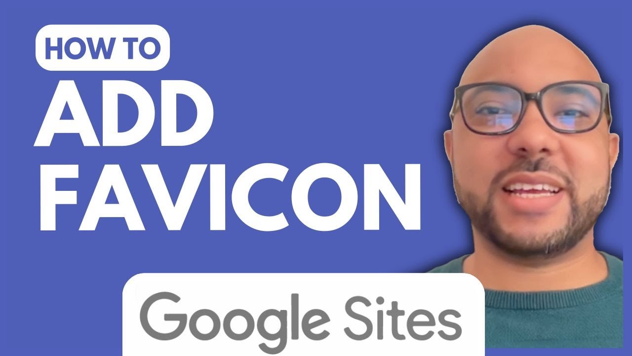 How to add a favicon website icon in google sites - YouTube