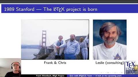 TUG 2020  — Frank Mittelbach — Quo Vadis LaTeX(3) — A look at the upcoming years