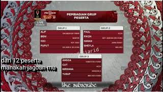 Pembagian group top 12 Lida 2019 #lida2019