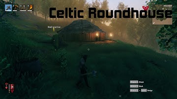 Valheim building ideas  - The Celtic Roundhouse