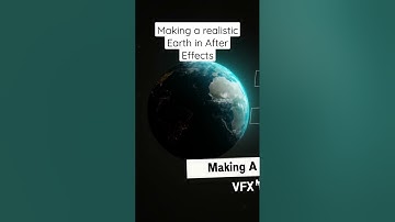 Make A realistic Earth in After Effects #aftereffects #space #aftereffectbeginnerstutorial