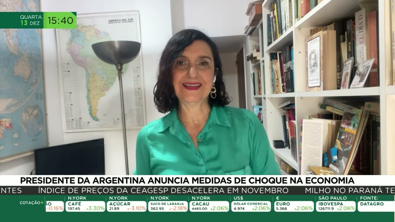 Presidente da Argentina anuncia medida de choque na economia