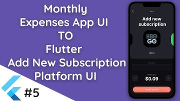#5 Effortless Subscription Management: Add New Subscription in Flutter | Step-by-Step Guide!