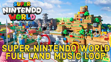 The Music Of Super Nintendo World | Full Land Background Music | Hollywood & Japan