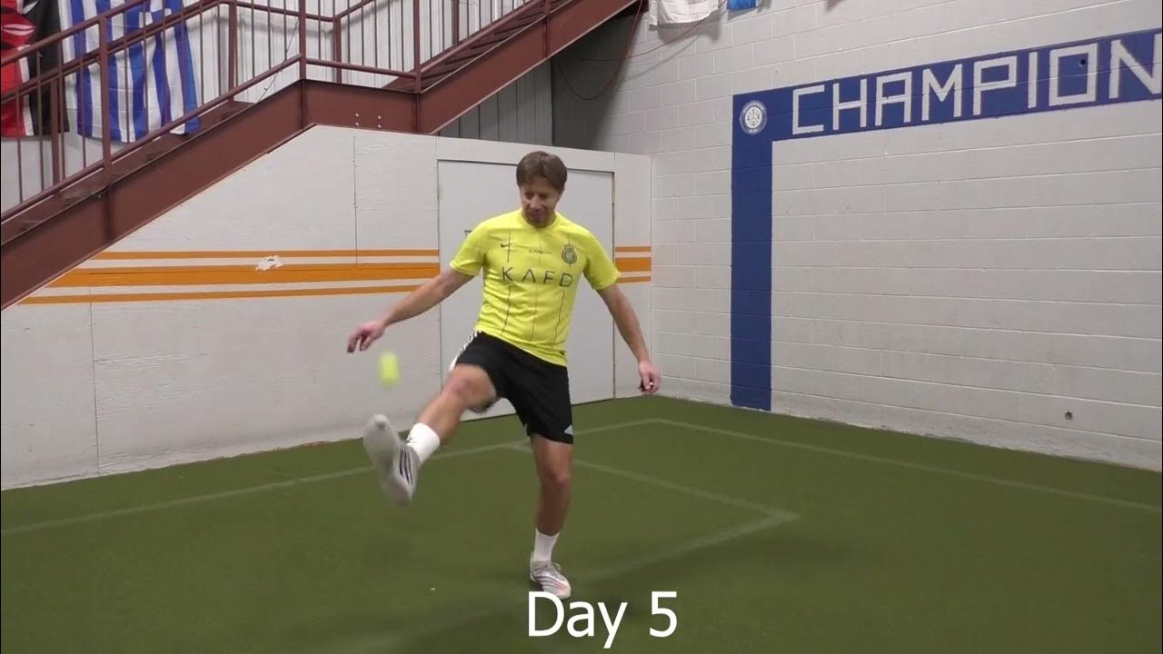 Juggling Tennis Ball Progression Day 1 to Day 6 YouTube