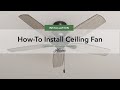 How to install a ceiling fan  hunter fan company