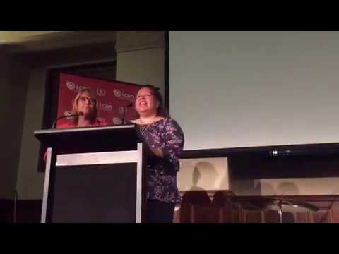 Karina and Rose Lester at the ICAN Melbourne Nobel Peace Prize celebrations