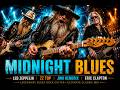 Led Zeppelin, ZZ Top, Jimi Hendrix, Eric Clapton – Legendary Midnight Blues Rock Guitar