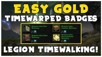 Easy Legion Timewalking Goldmaking! 8k-20k Per Character After 1 Dungeon! | Shadowlands Guide