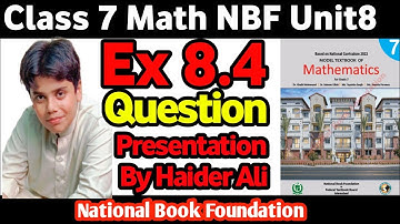 Class 7 Math NBF Ex 8.4 || Elimination Method || Presentation By Ali haider ||