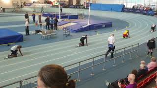 M50 400m Final, British Masters Indoor Championships 2019, Lee Valley