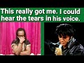 If i can dream Elvis Presley reaction | I could hear tears in his voice!