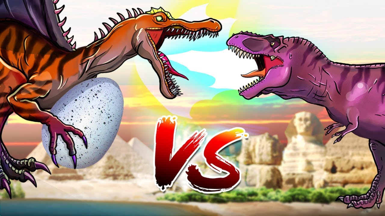 Dinosaur battle. Тираннозавр рекс против Спинозавр. Диномания динозавры Спинозавр. Битва динозавров Диномания. Спинозавр vs Тираннозавр Диномания.