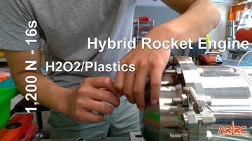 HTTP-3A Flight Version H2O2/Plastics Hybrid Rocket Engine Hot-Fire Test-1