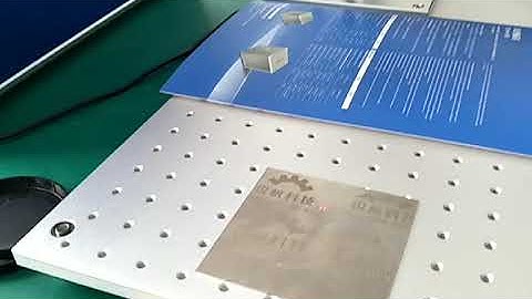 Laser marking machine double red light to find focus