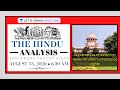 'The Hindu' Daily News Analysis 13th August 2020 | UPSC CSE/IAS | Manvendra Pratap  Singh