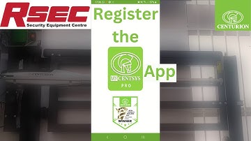 Centurion Mycentsys Pro App Registration