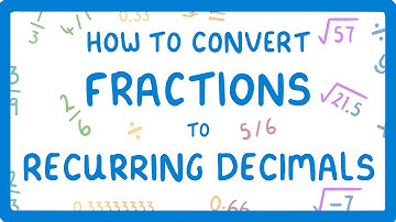 How to Convert Fractions to Recurring Decimals (Proportions Part 3/6) (2026/27 exams)