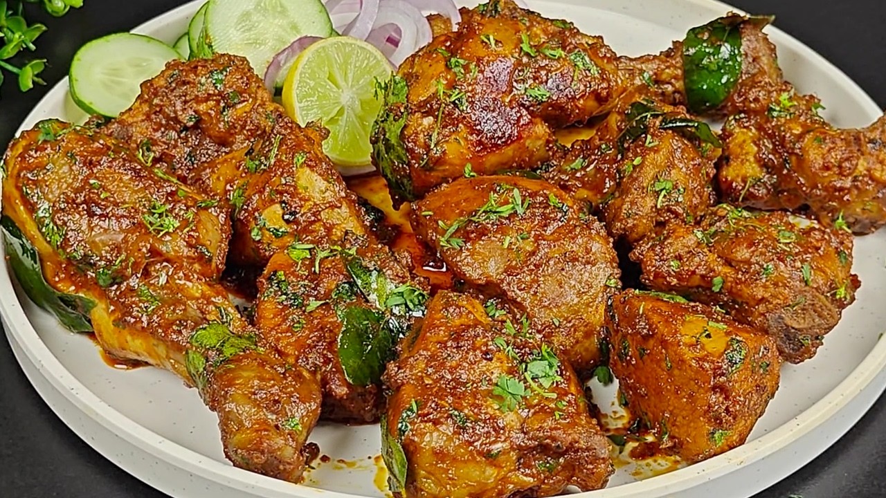 Garlic Chicken Fry | Lahsuni Chicken Fry | Garlic Chicken Roast | Fried Garlic Chicken Recipe