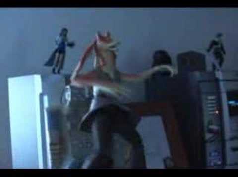 Jar Jar Binks Dances to Thriller Star Wars Episode I