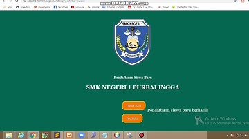 Php Form Pendaftaran siswa baru