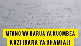 Sample Letter of Application for Immigration Job