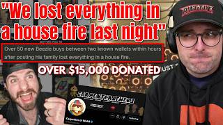 Did This Pokemon Card Gambling Streamer Fake A House Fire For Crypto Donations? Carpenter of Web3