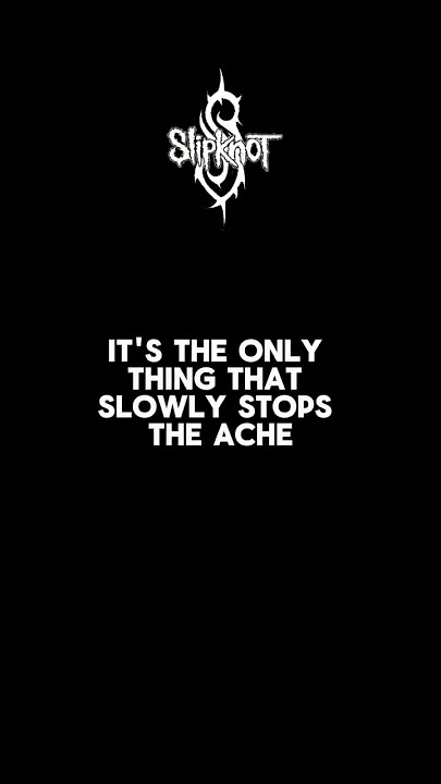 DUALITY🔥🤟 #slipknot #slipknotfans #shortsvideo #lyrics #storywa #liriklagu #music #metal #playlist
