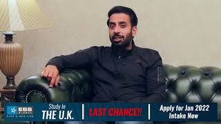 Study in UK | Last Chance to Apply | Jan 2022 Intake
